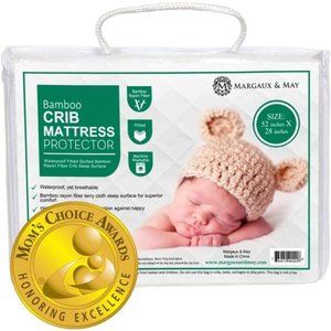 Crib Mattress Protector Pad - Ultra-Soft Waterproof Breathable Premium Bamboo